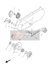 5STE56130000, Unterlegscheibe, Yamaha, 0